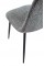 Стілець N-160 сірий букле + чорний
