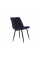 Стілець N-46 чорнильно-синій велюр + чорний