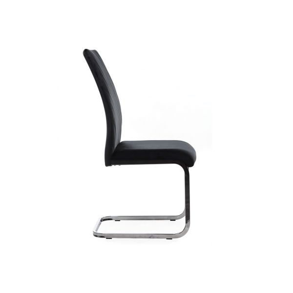 Стілець S-118 чорний велюр