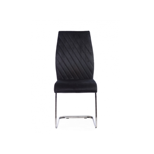 Стілець S-118 чорний велюр