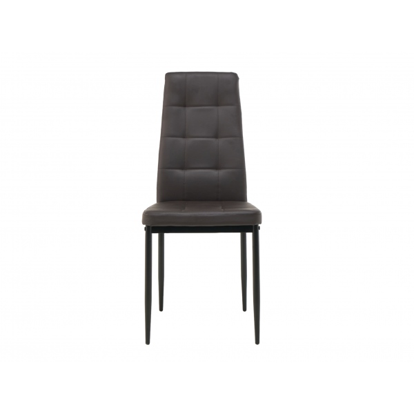 Стілець N-66-2 коричневий + чорний