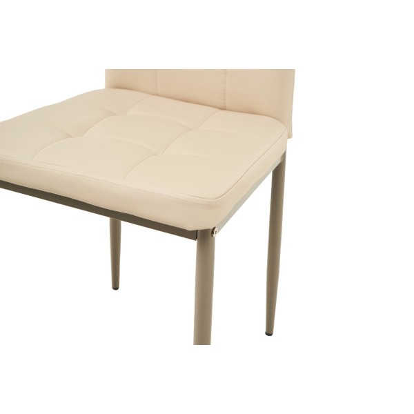 Стілець N-66-2 бежевий + капучино