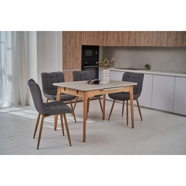 Стілець M-76 попільний + дуб