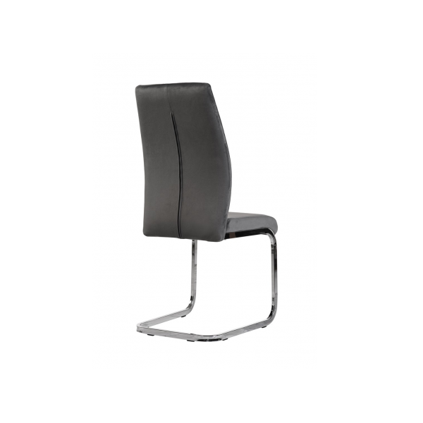 Стілець S-118 сірий велюр