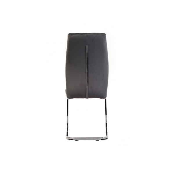 Стілець S-118 сірий велюр