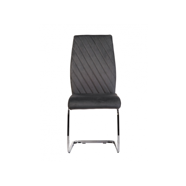 Стілець S-118 сірий велюр