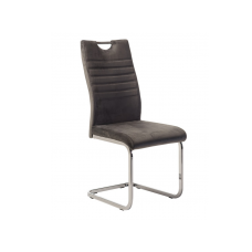 Стілець S-120 сірий велюр