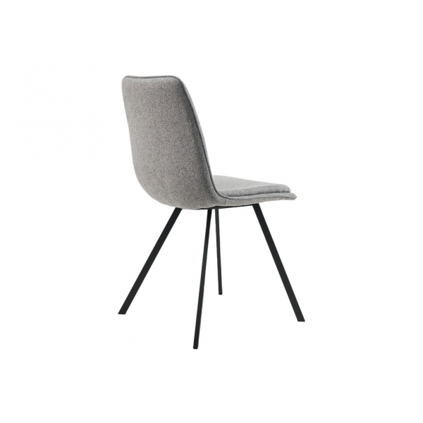 Стілець M-71 сірий + чорний