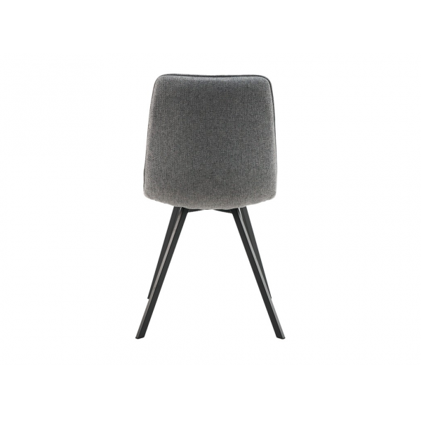 Стілець M-71 сірий + чорний