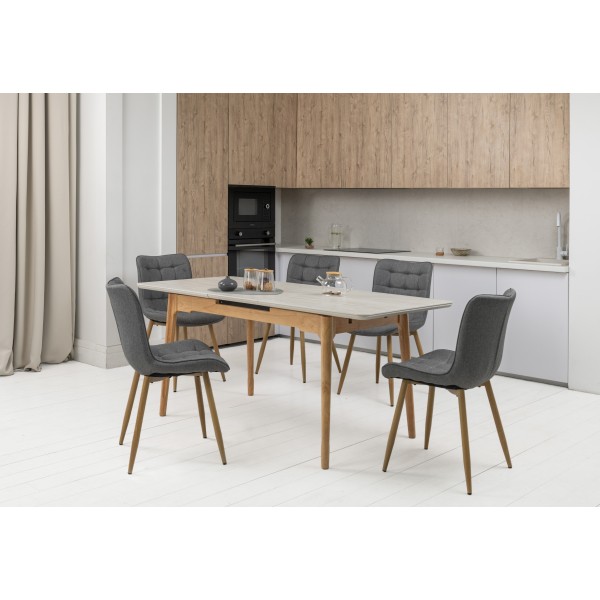 Стілець M-76 попільний + дуб