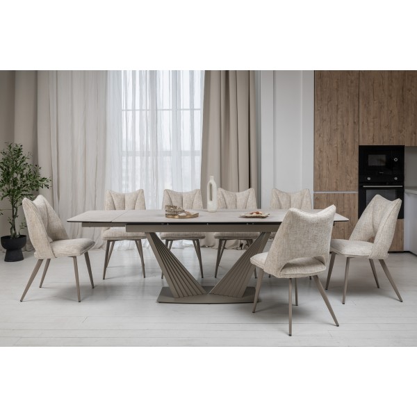 Стілець M-217 тофу + капучино