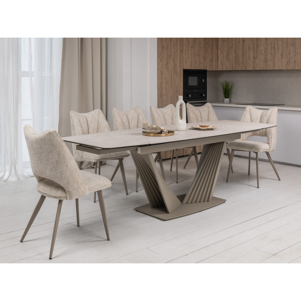 Стілець M-217 тофу + капучино