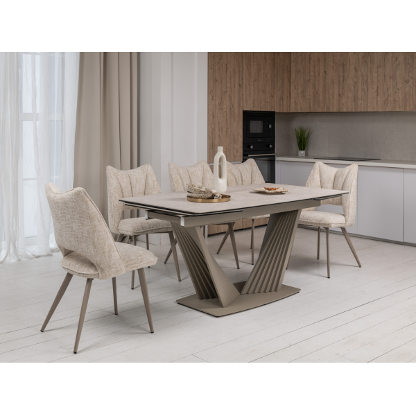 Стілець M-217 тофу + капучино