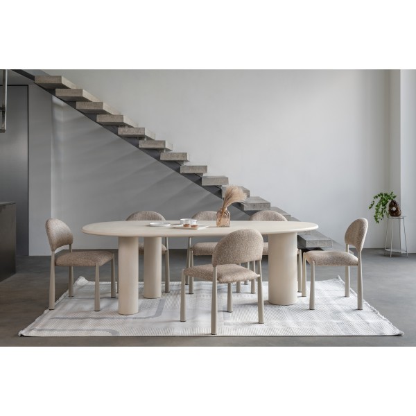 Стілець M-125 мигдаль + кремовий