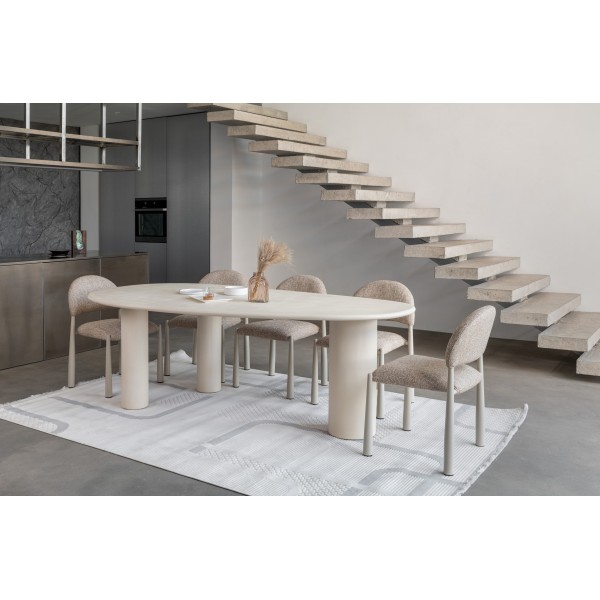 Стілець M-125 мигдаль + кремовий