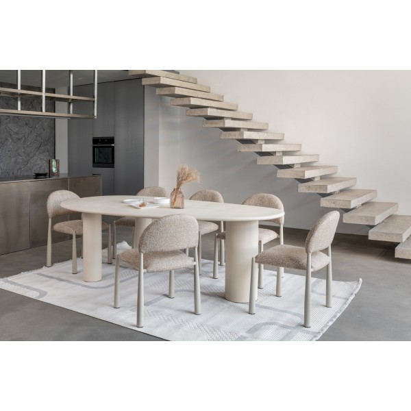 Стілець M-125 мигдаль + кремовий