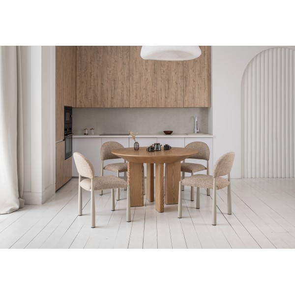 Стілець M-125 мигдаль + кремовий