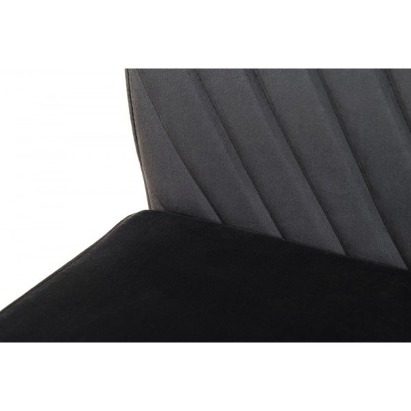 Стілець S-118 сірий велюр