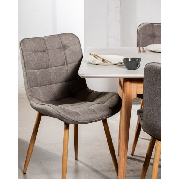 Стілець M-76 тауп + дуб