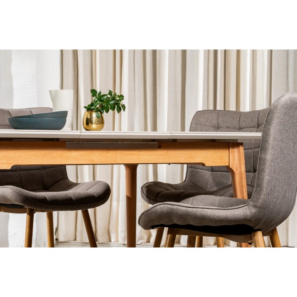 Стілець M-76 тауп + дуб