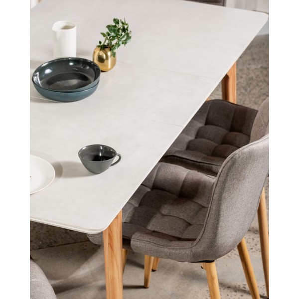 Стілець M-76 тауп + дуб