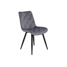 Стілець M-45 сірий велюр + чорний