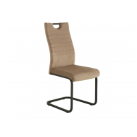 Стілець S-121 капучино велюр + чорний