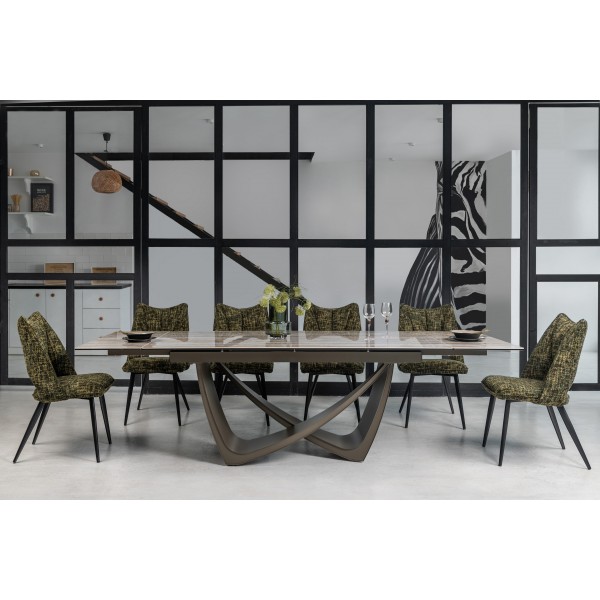 Стілець M-217 форест + чорний