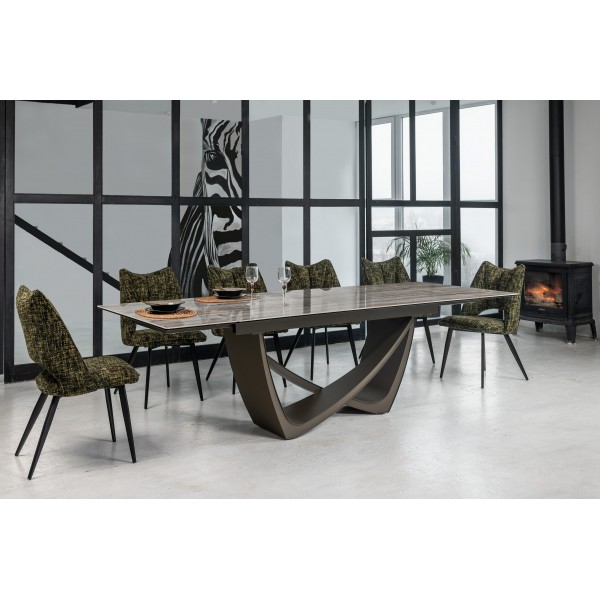 Стілець M-217 форест + чорний