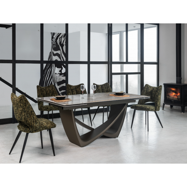 Стілець M-217 форест + чорний