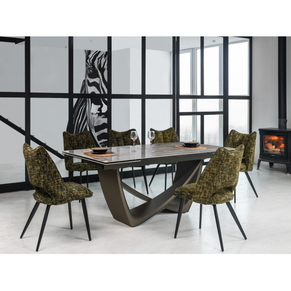 Стілець M-217 форест + чорний