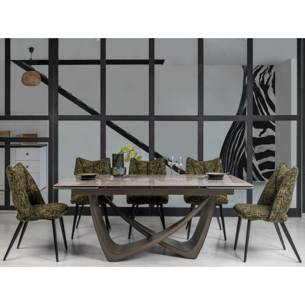 Стілець M-217 форест + чорний