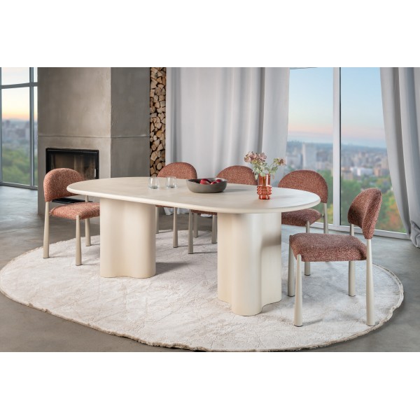 Стілець M-125 чилі + кремовий