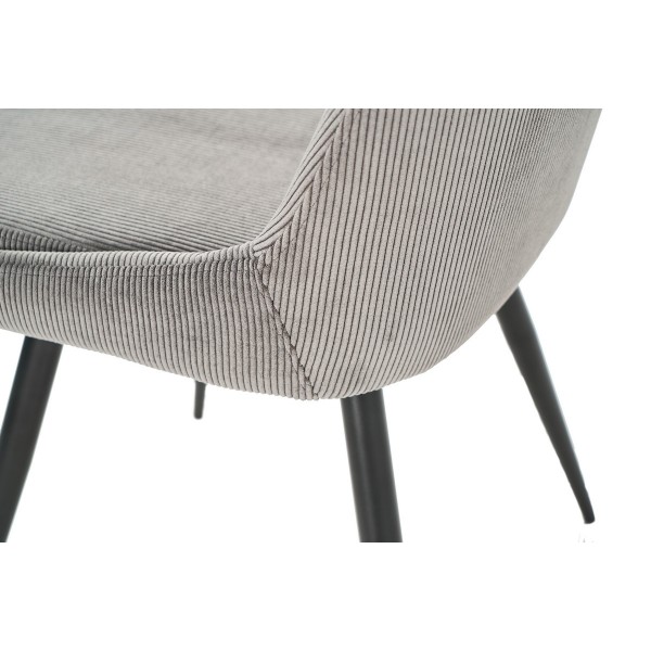 Стілець M-72 сірий + чорний