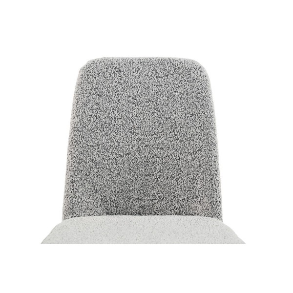 Стілець N-44 світло - сірий + чорний