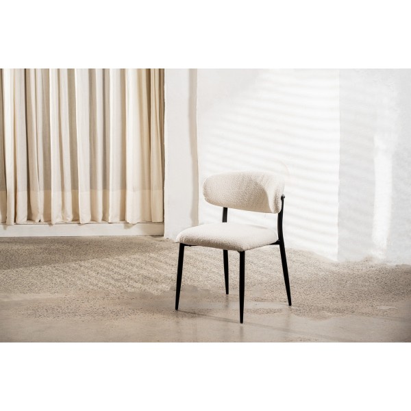 Стілець M-100 натуральний + чорний