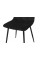 Стілець N-41 чорний велюр + чорний