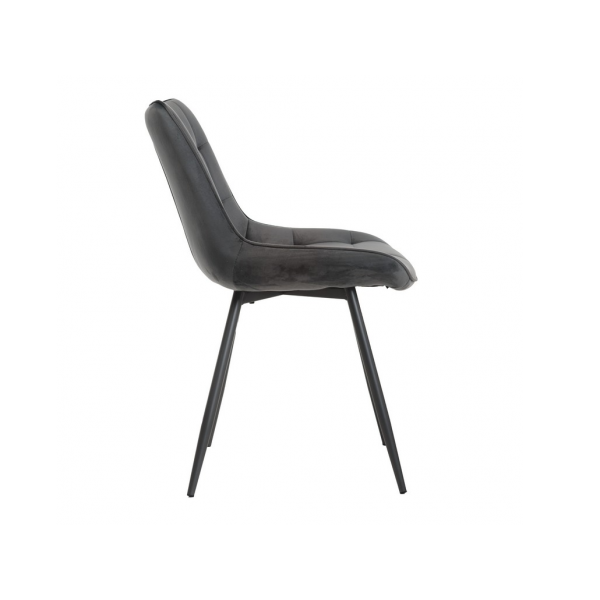 Стілець N-45 сірий велюр