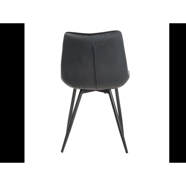 Стілець N-45 сірий велюр