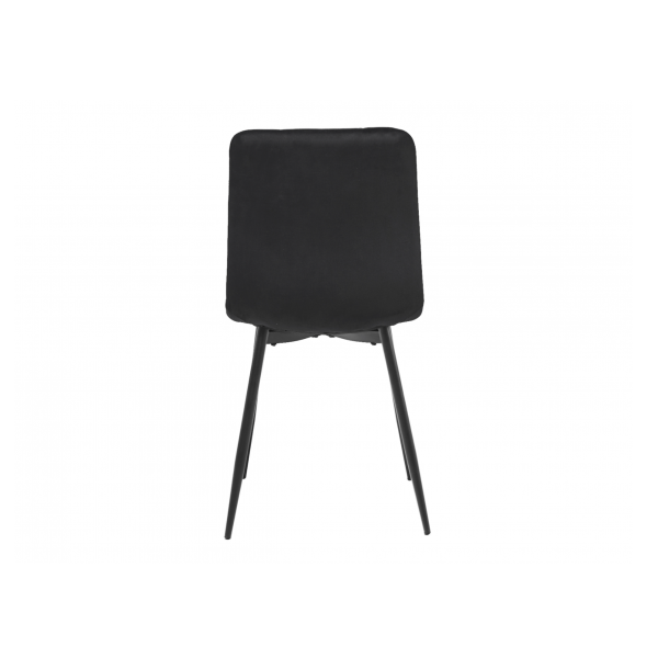 Стілець N-41 чорний велюр + чорний