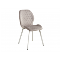 Стілець N-54 латте велюр + білий
