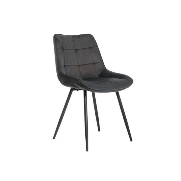 Стілець N-45 сірий велюр