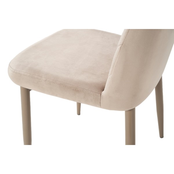 Стілець N-44 капучино велюр + капучино