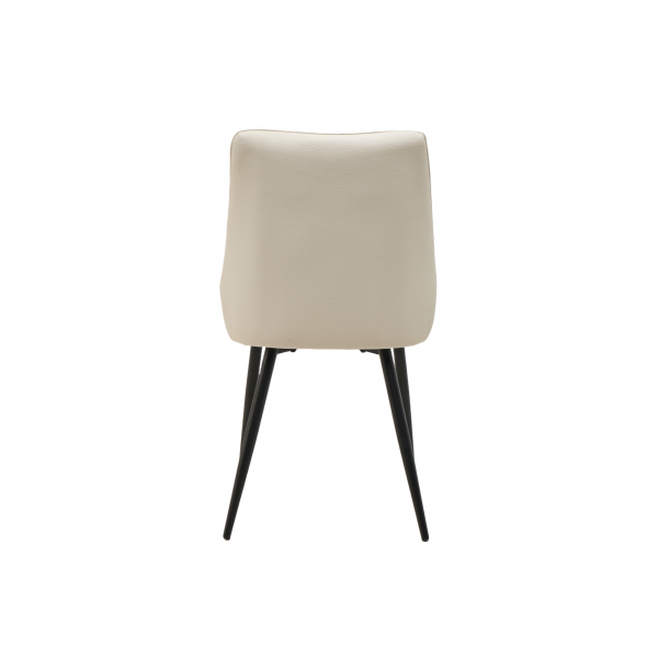 Стілець M-75 айворі + чорний