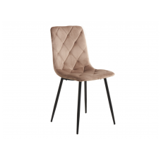 Стілець N-41 капучино велюр + чорний