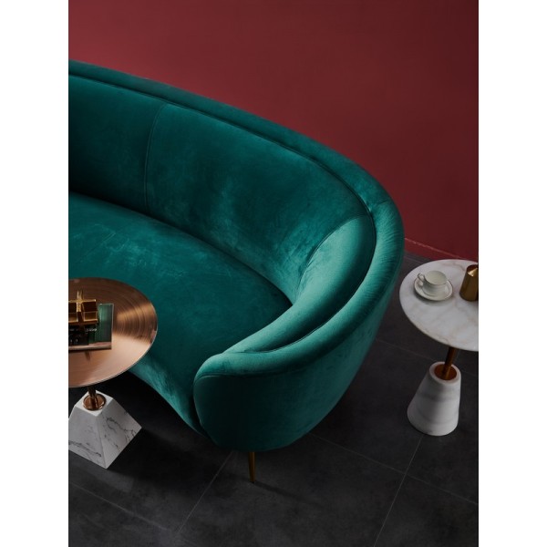 Софа "Сильвія" смарагдовий + золото