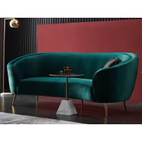 Софа "Сильвія" смарагдовий + золото