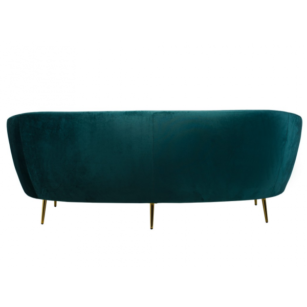 Софа "Сильвія" смарагдовий + золото