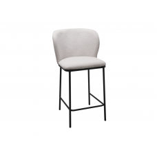 Напівбарний стілець B-300 айворі + чорний