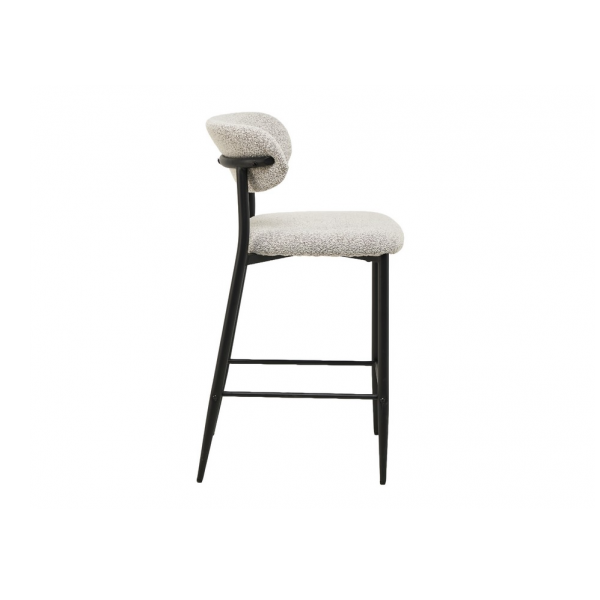 Напівбарний стілець B-160 натуральний + чорний